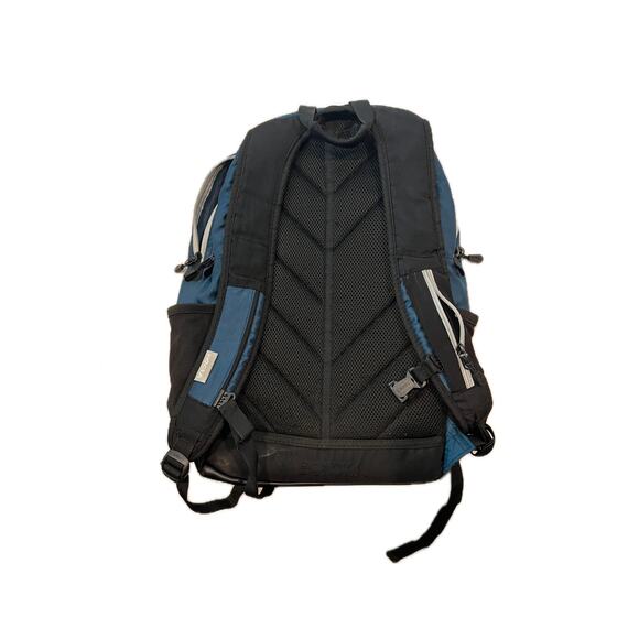 Bondka Blue Black Padded Computer Skater Backpack - Picture 2 of 4
